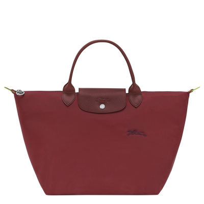 Le Pliage Green 手提包 M , 紅石榴色 - 再生帆布