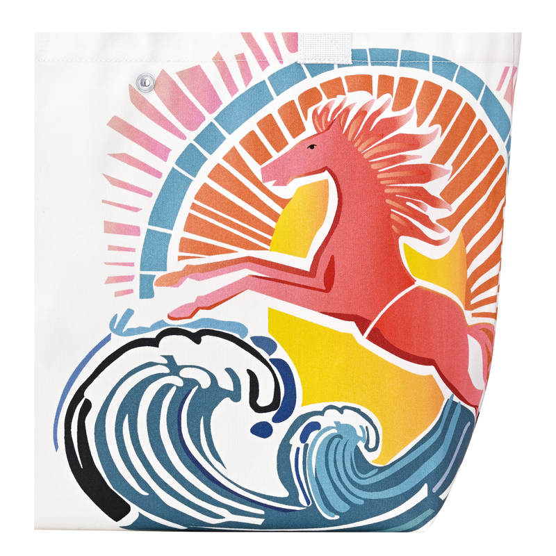 Le Pliage Collection Tote bag , Rainbow - Canvas  - View 6 of 6