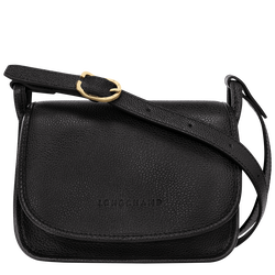 Le Foulonné S Crossbody bag , Black - Leather
