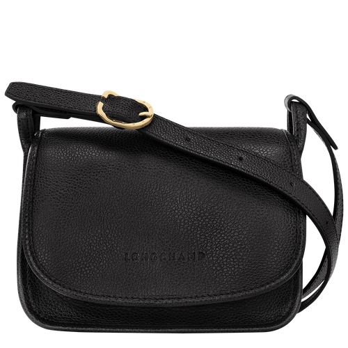 Le Foulonné Crossbodytas S , Zwart - Leder - Weergave 1 van  5