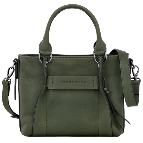 Longchamp 3D S Handbag , Khaki - Leather - View 1 of  5