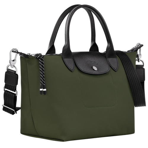 Le Pliage Energy Tas met handgreep aan de bovenkant S , Kaki - Gerecycled canvas - Weergave 3 van  6