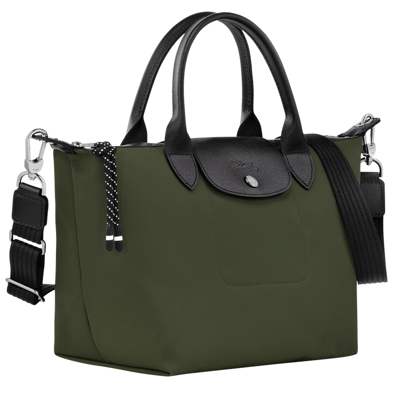 Le Pliage Energy S Handbag , Khaki - Recycled canvas  - View 3 of  6