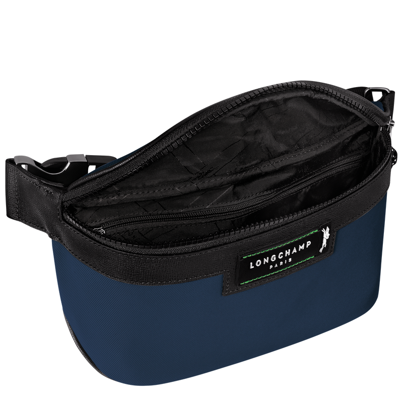 Le Pliage Energy M Belt bag , Navy - Recycled canvas  - View 4 of  5