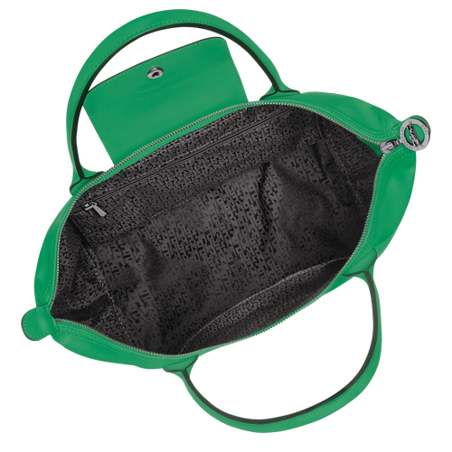 Shopper M Le Pliage Xtra Leder - Grün | Longchamp DE 靴下セット⑥ シック エレガント ワントーン チュチュアンナ