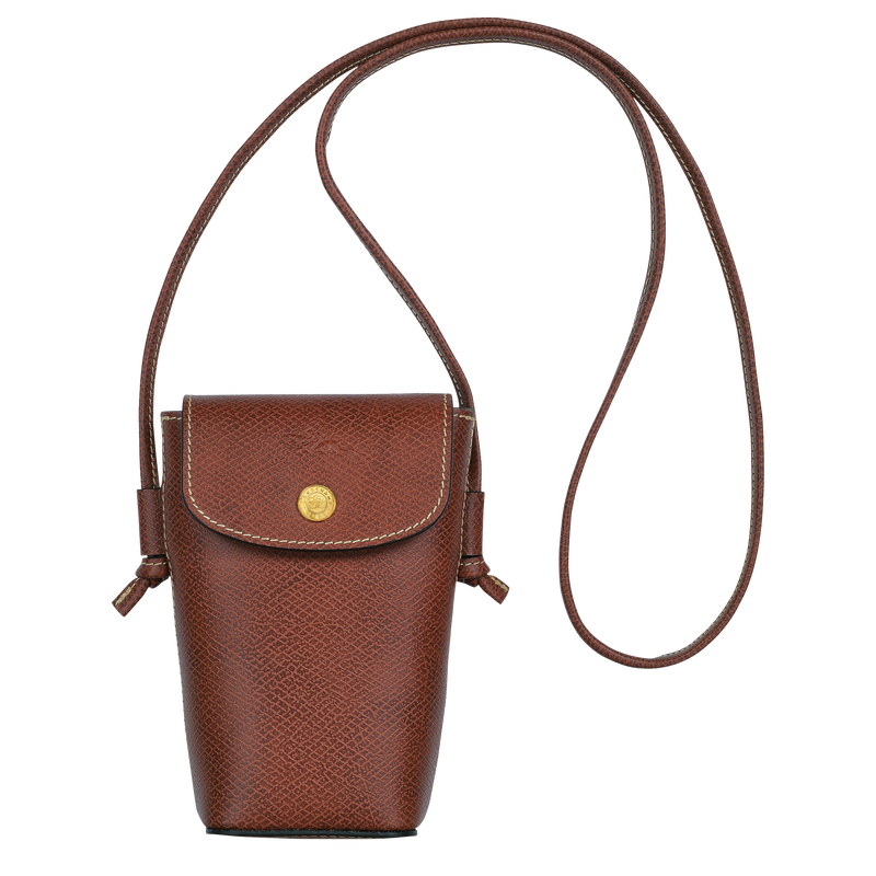 &Eacute;pure Phone case with lace , Brown - Leather  - View 1 of 4