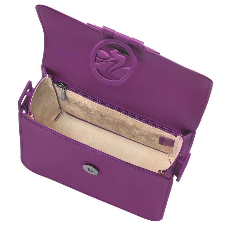 Box-Trot 斜揹袋 S , 紫色 - 皮革  - 查看 5 5