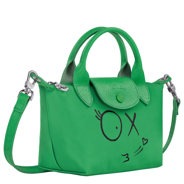 12979 LONGCHAMP X ANDRE Top Handle Bag XS GREEN |