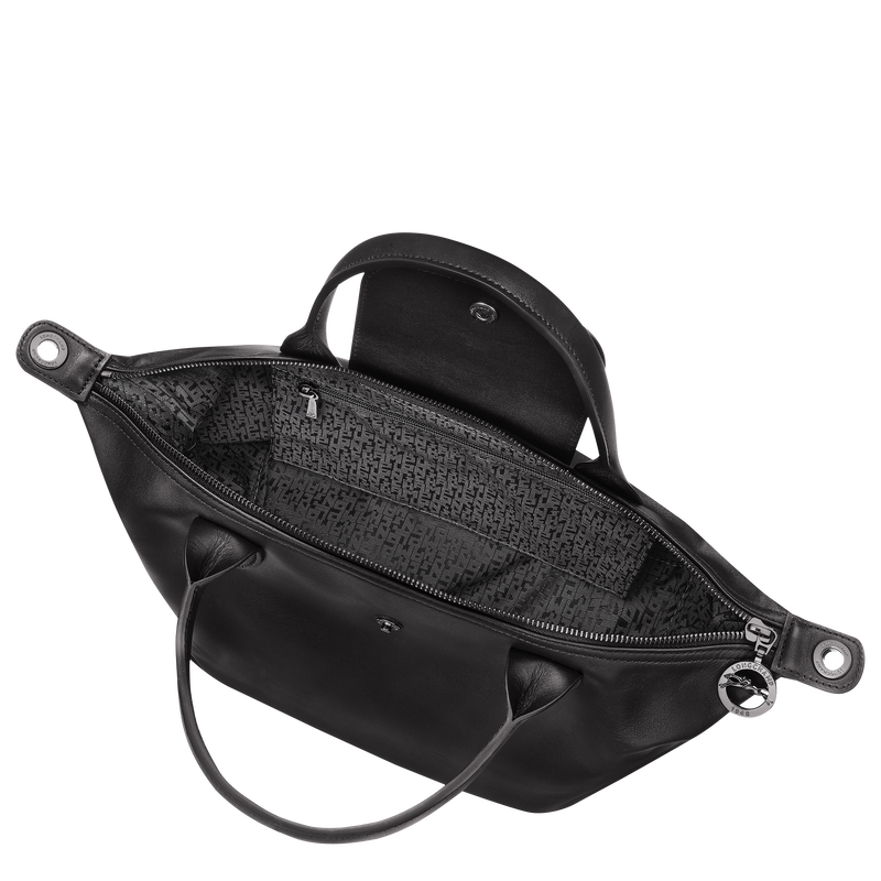Borsa con manico S Le Pliage Xtra , Pelle - Nero  - View 5 of  6