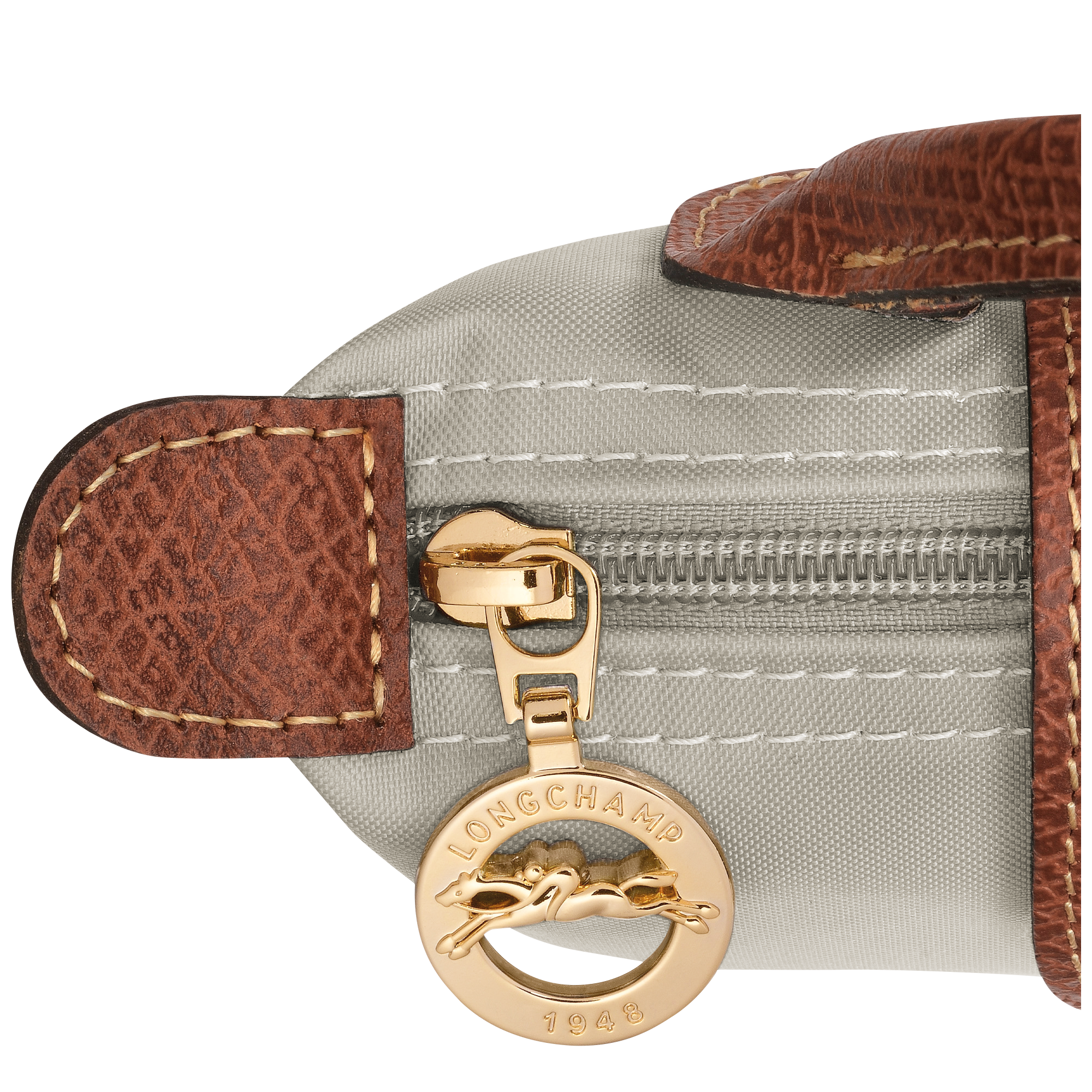 Le Pliage Original Bolso peque&ntilde;o con asa, Gris Piedra