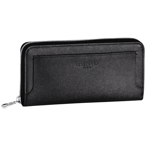 Zip around wallet, 001 Black Zip around wallet, 001 Black, hi-res