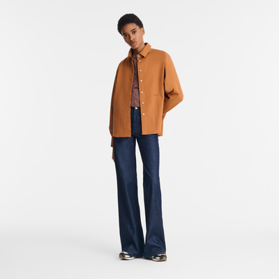 Shirt , Cashew - Popelin