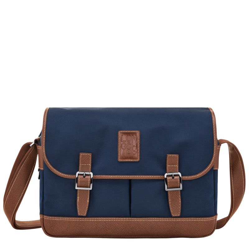 Boxford L Crossbody bag , Blue - Recycled canvas  - View 1 of  4