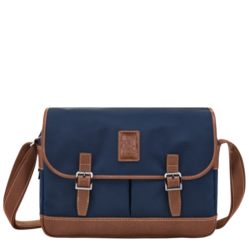 Boxford L Crossbody bag , Blue - Recycled canvas  - View 1 of 4