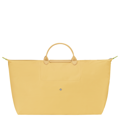 Le Pliage Green 旅行袋 M , 小麥白 - 再生帆布 - 查看 3 5