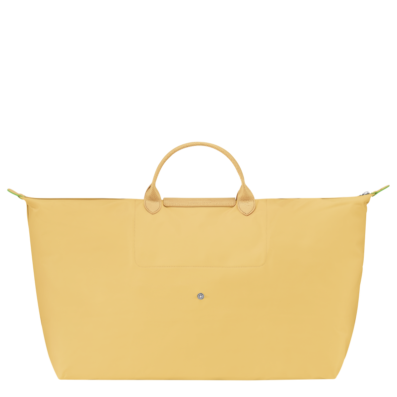 Le Pliage Green 旅行袋 M , 小麥白 - 再生帆布  - 查看 3 5