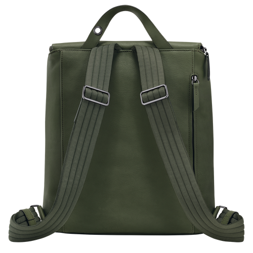 Longchamp 3D M Backpack , Khaki - Leather - View 4 of 4