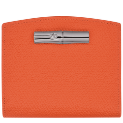 Brieftasche im Kompaktformat Roseau , Leder - Orange