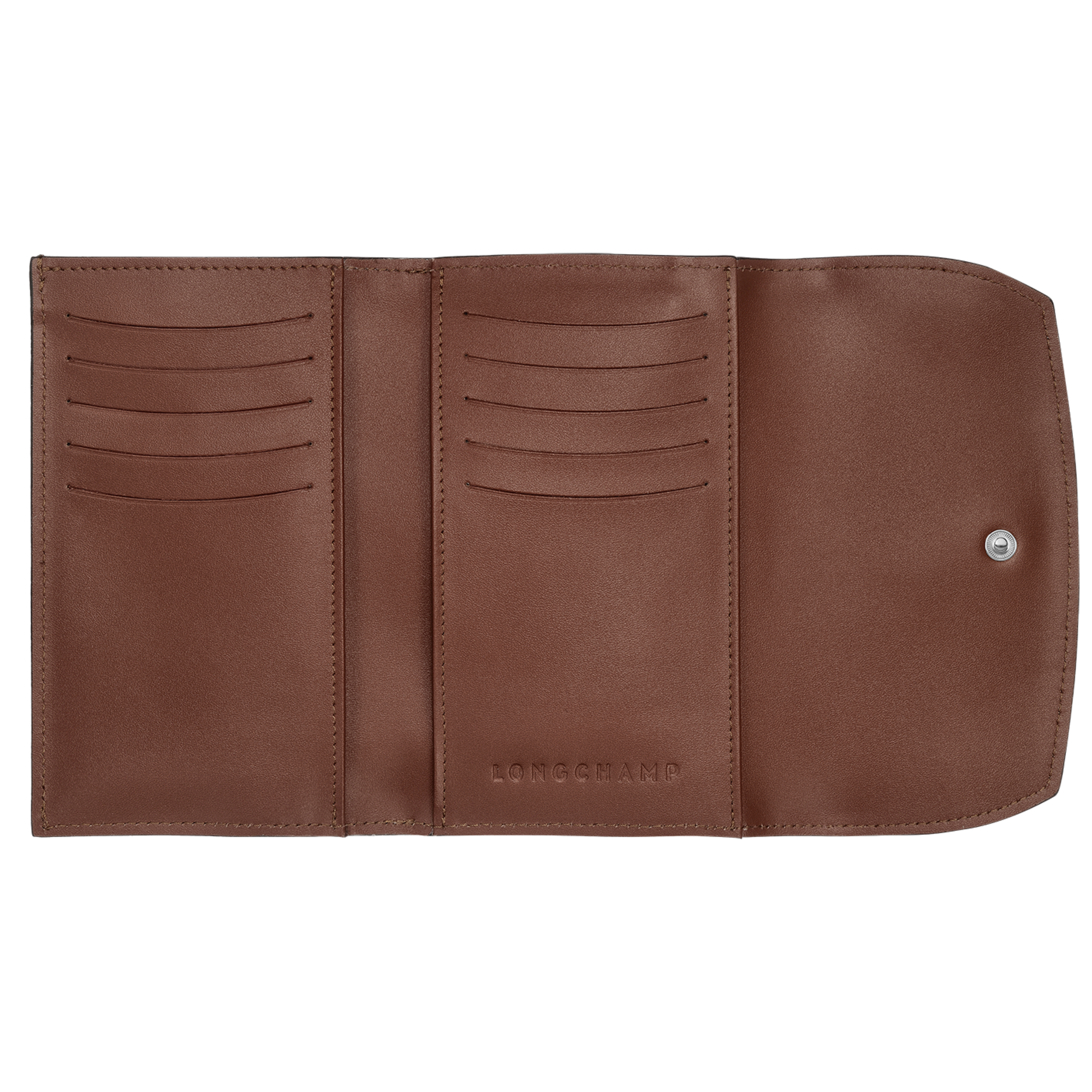 Le Roseau Brieftasche im Kompaktformat, Mahagoni