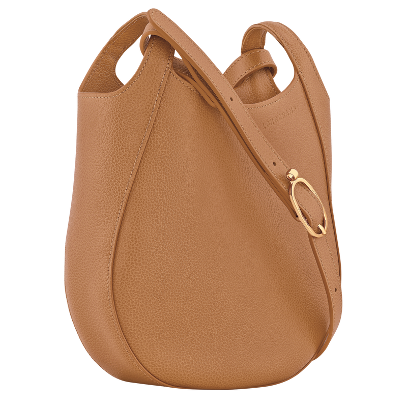 Le Foulonn&eacute; S Crossbody bag , Pecan - Leather  - View 3 of  6