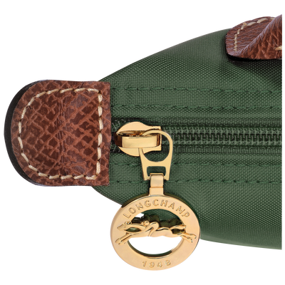 Le Pliage Original Pochette mit Henkel, Englischgrün