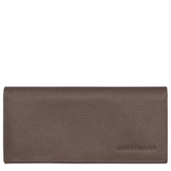 Le Foulonné Long continental wallet , Taupe - Leather