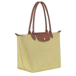 Le Pliage Original M Tote bag , Pistachio - Recycled canvas