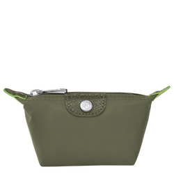 Le Pliage Green Coin purse , Forest - Recycled canvas