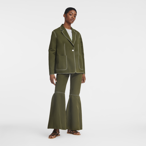 Jacket , Khaki - Gabardine - View 2 of  3