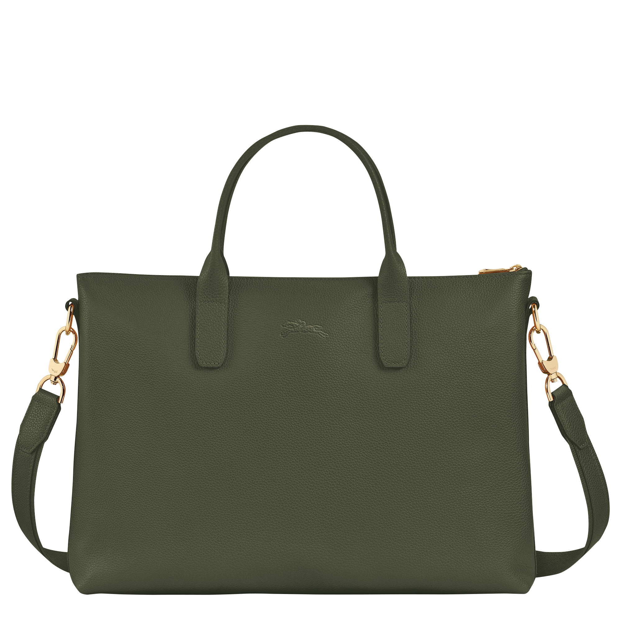 Le Foulonné Briefcase S, Khaki