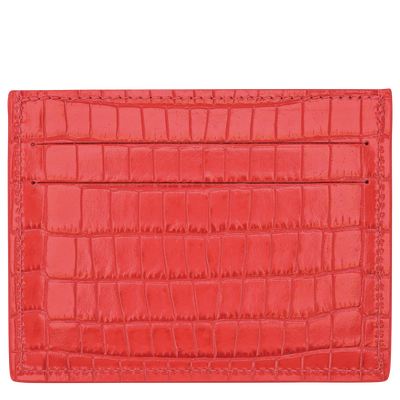 Longchamp Pocket Card holder , Vermilion - Leather