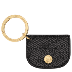&Eacute;pure Key ring , Black - Leather