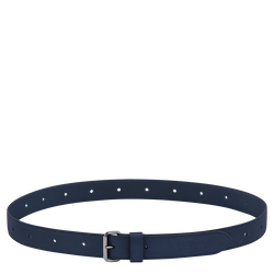 Le Pliage Xtra Ladie's belt , Navy - Leather