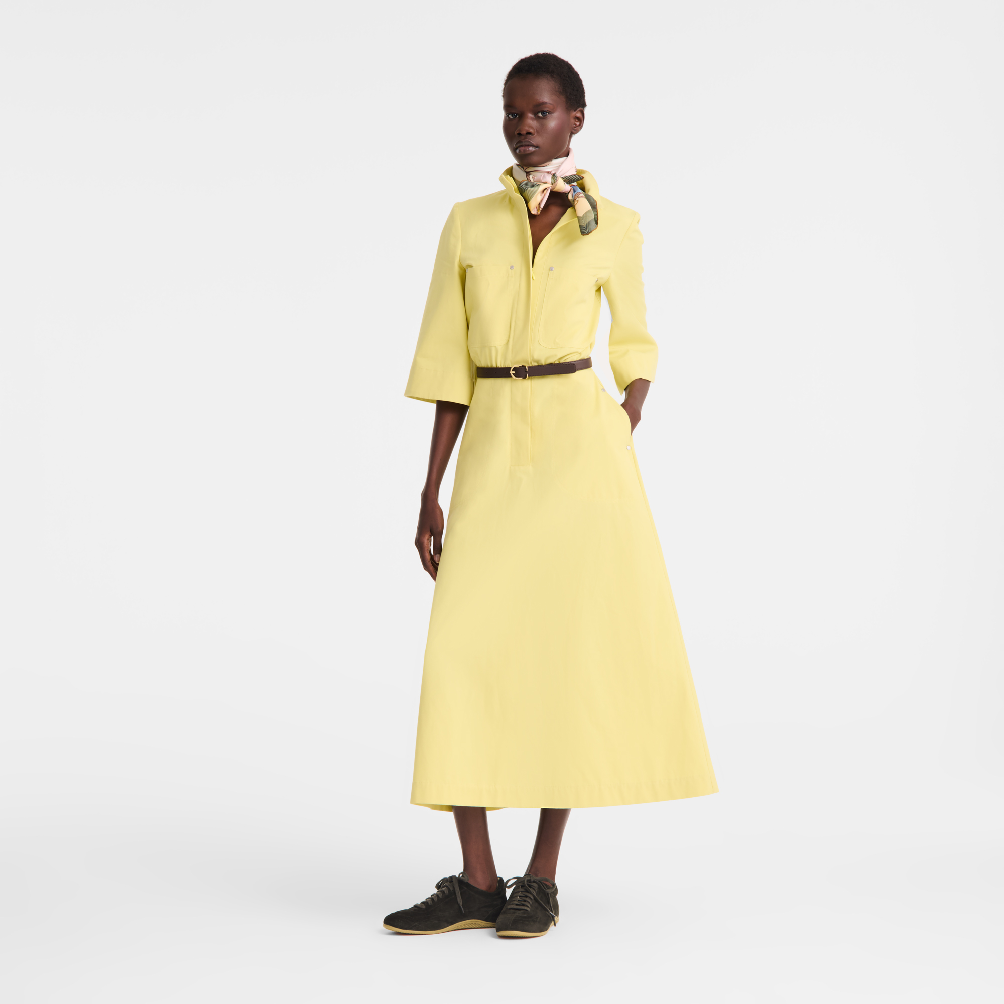 null Midi dress, Lime