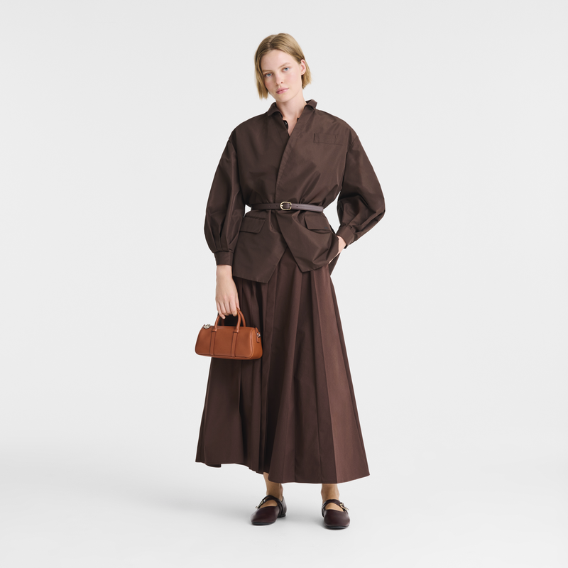 Daylong S Handbag , Cognac - Leather  - View 2 of  6