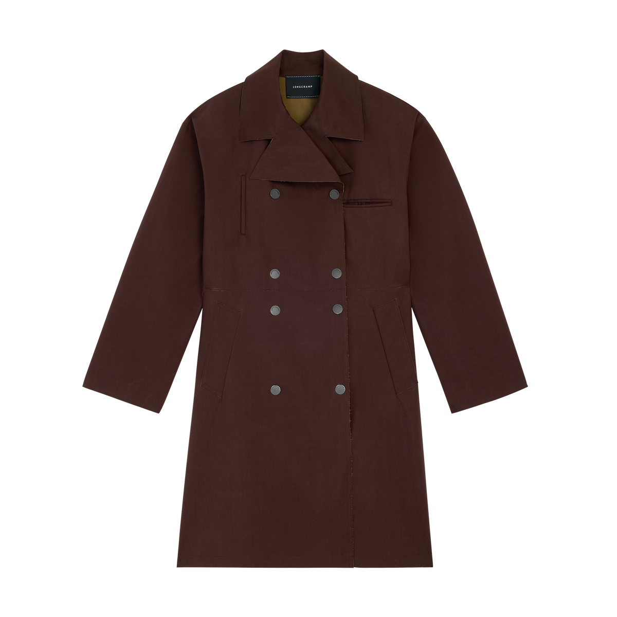 Женская куртка Longchamp Trench coat 61669CPR, цвет: Мокко