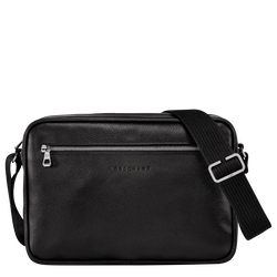 Le Foulonné M Camera bag , Black - Leather
