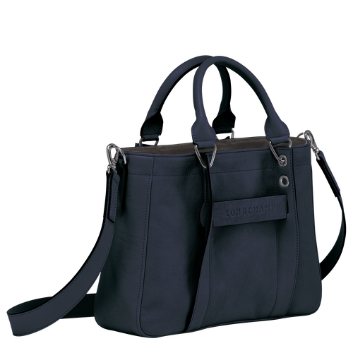 Longchamp 3D Top handle bag S, Midnight blue