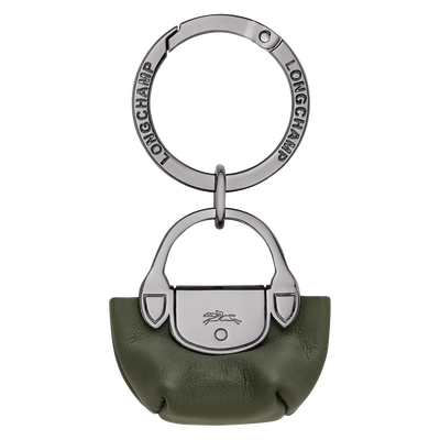 Schl&uuml;sselanh&auml;nger Le Pliage Xtra , Leder - Tannengr&uuml;n