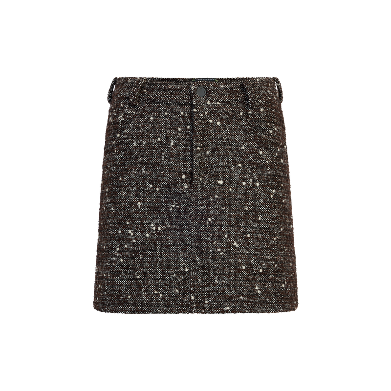 Falda , Tweed - Moka  - Vista 1 de 2