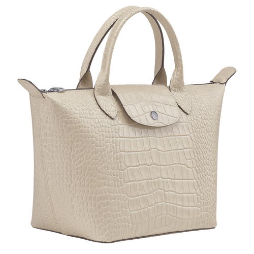 Top handle bag S Le Pliage Cuir Chalk (L1512HVC337) | Longchamp US Top handle bag S Le Pliage Cuir Chalk (L1512HVC337) | Longchamp US