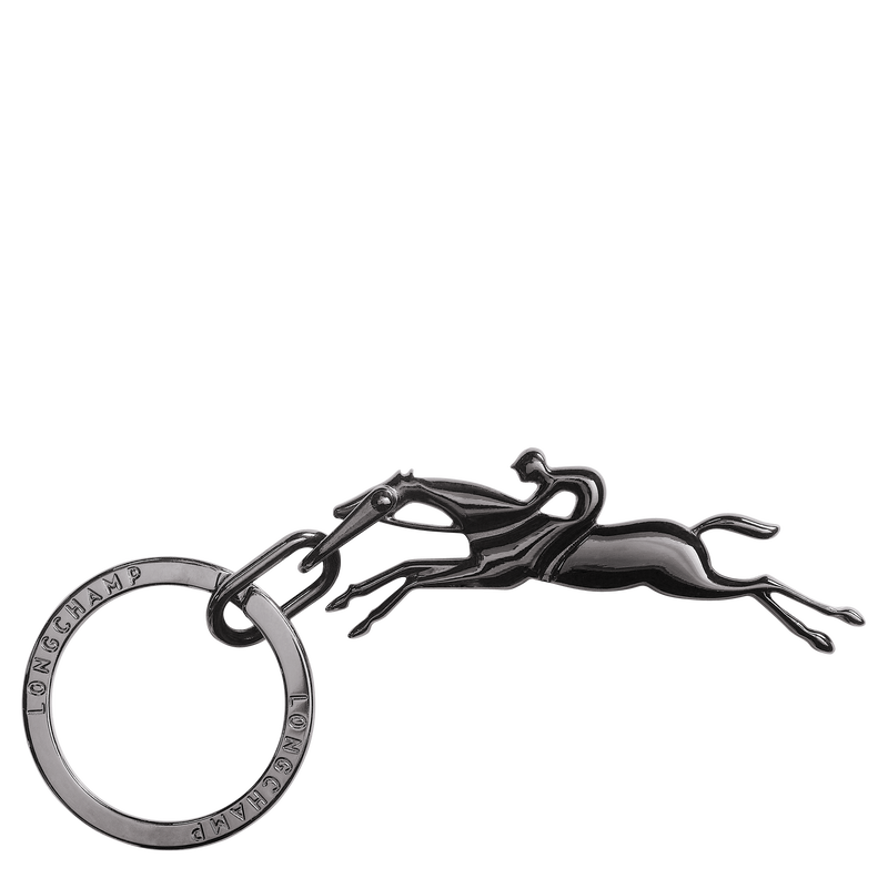 Porte-clés Cavalier Longchamp , Métal - Noir  - Vue 1 de 1