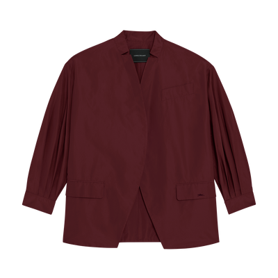 Veste kimono , Techno-taffetas - Bordeaux