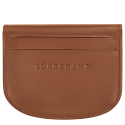 &Eacute;pure Card holder , Cognac - Leather