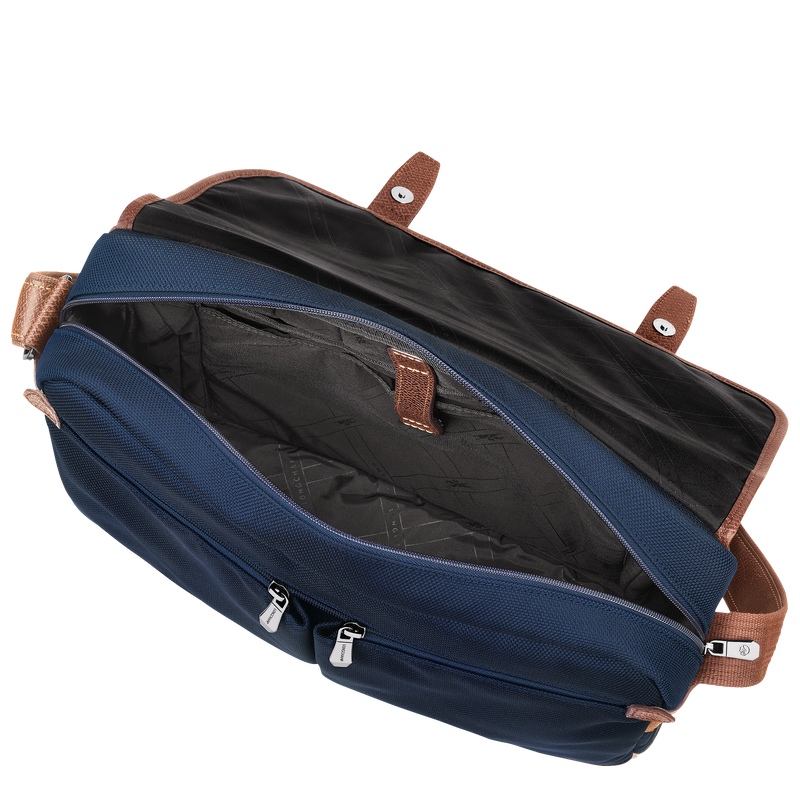 Borsa a tracolla L Boxford , Tela riciclata - Blu  - View 5 of  5