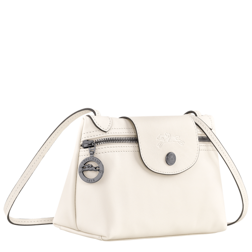 Le Pliage Xtra XS Crossbody bag Ecru Leather Longchamp US