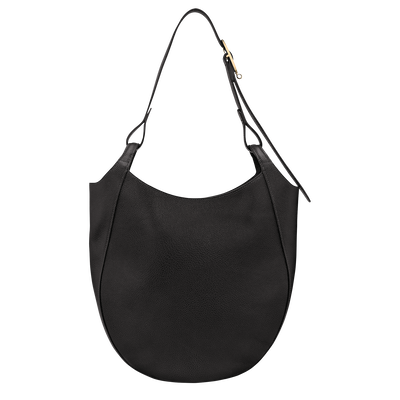 Le Foulonn&eacute; Hobo bag L, Black