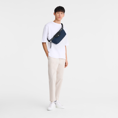 Le Pliage Energy M Belt bag , Navy - Canvas