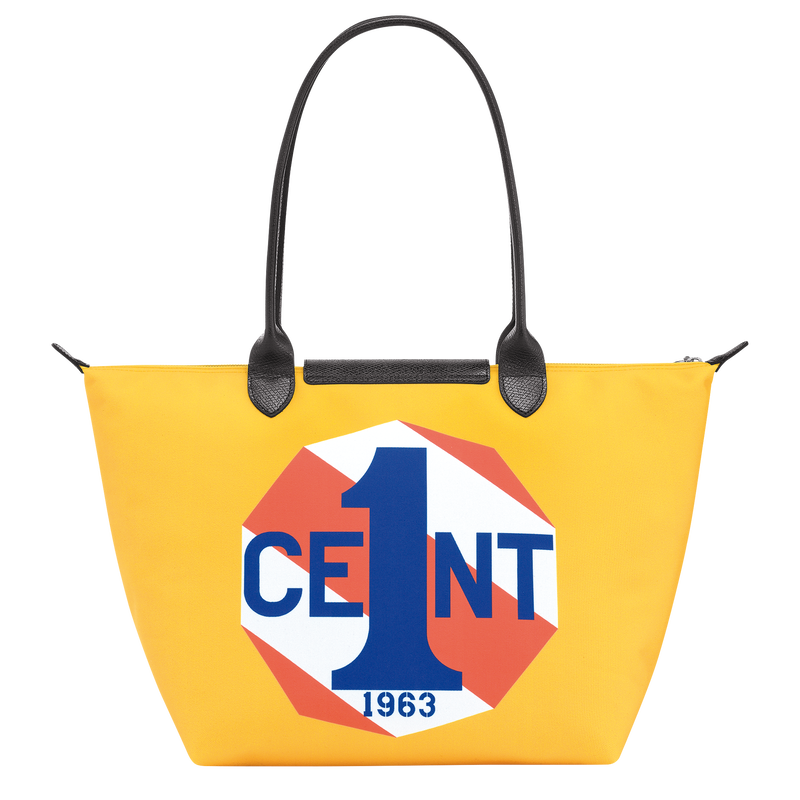 Longchamp x Robert Indiana L Tote bag , Blue - Canvas  - View 4 of 4