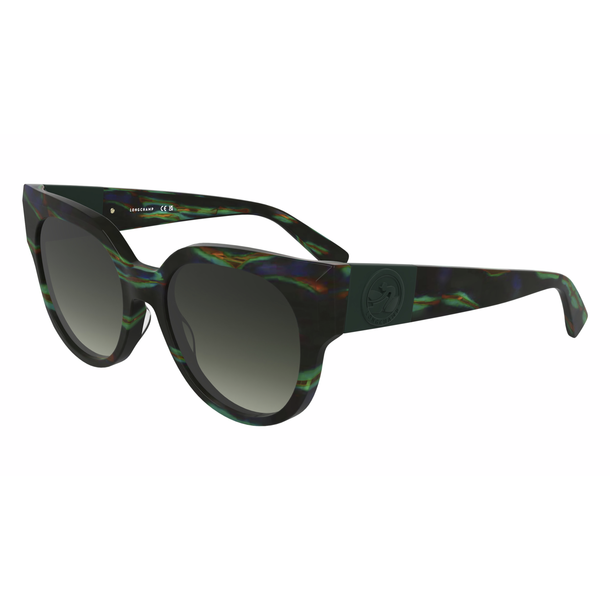 サングラス, ハバナブラック / グリーン / オレンジ - ビュー 2:
        2 - 拡大 null サングラス, ハバナブラック / グリーン / オレンジ